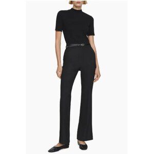 Mock Two-Piece Belted Jumpsuit